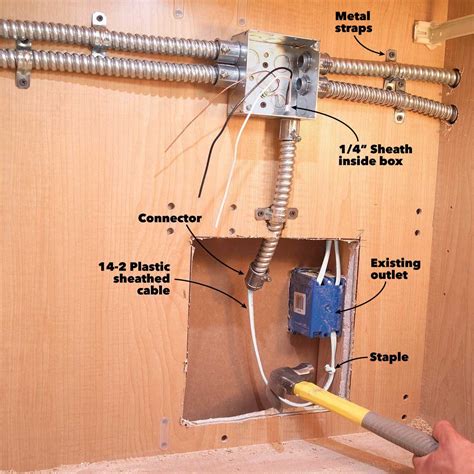 electrical junction box in kitchen cabinet|junction box locations in kitchen.